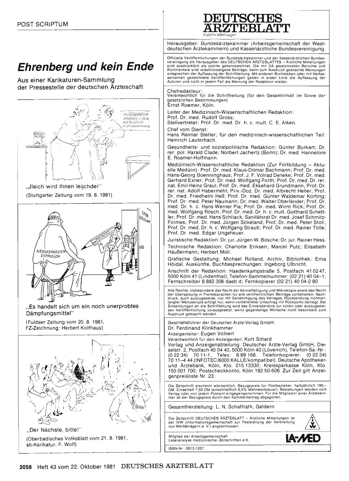 Vorschauseite 1: Ehrenberg und kein Ende
