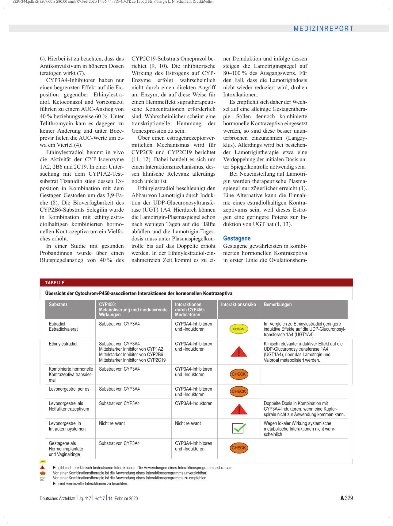 Vorschauseite 2: Arzneimitteltherapiesicherheit: Das Interaktionspotenzial hormoneller Kontrazeptiva