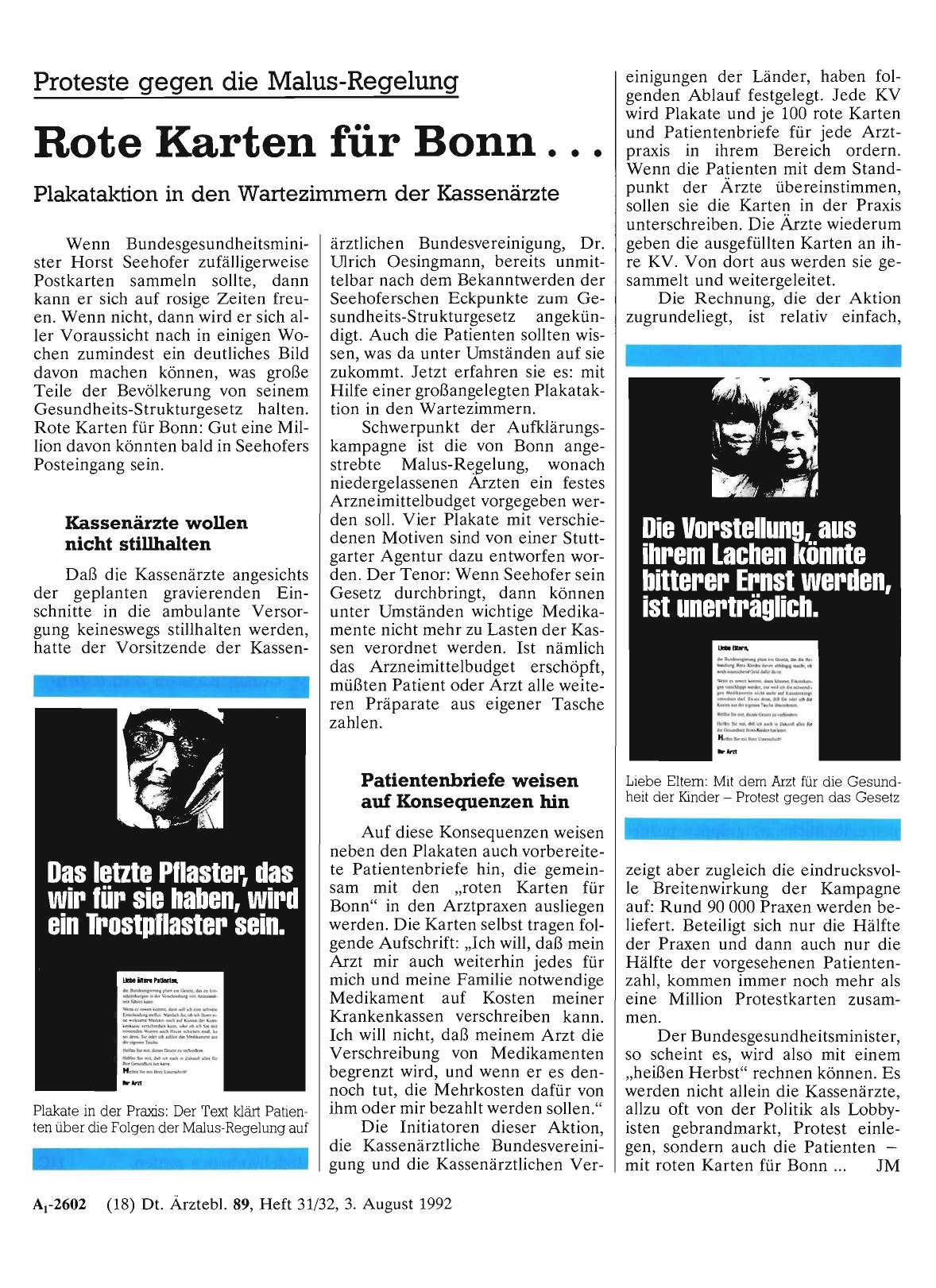 Vorschauseite 1: Proteste gegen die Malus-Regelung: Rote Karten für Bonn. ..