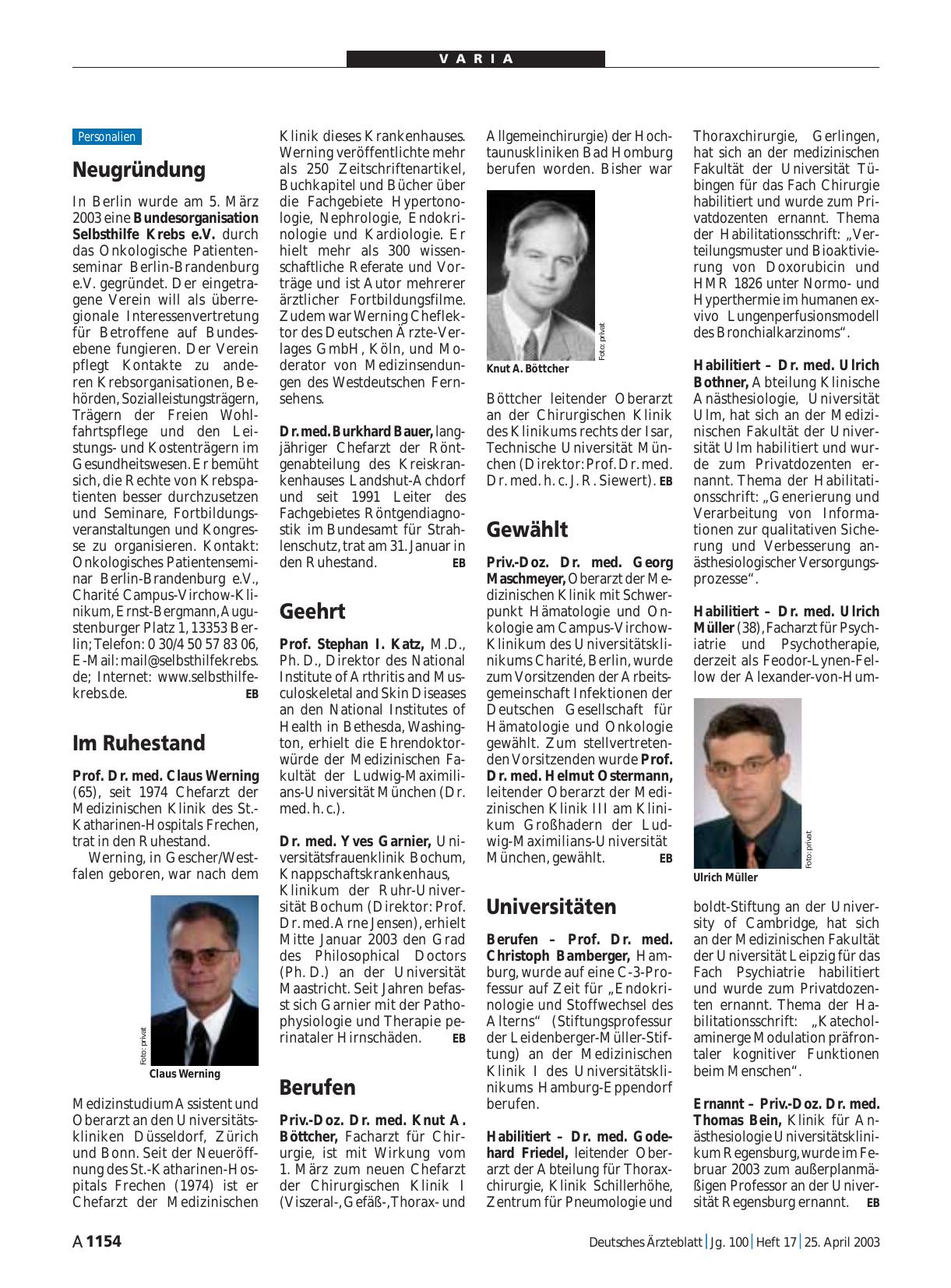 Vorschauseite 1: Gewählt