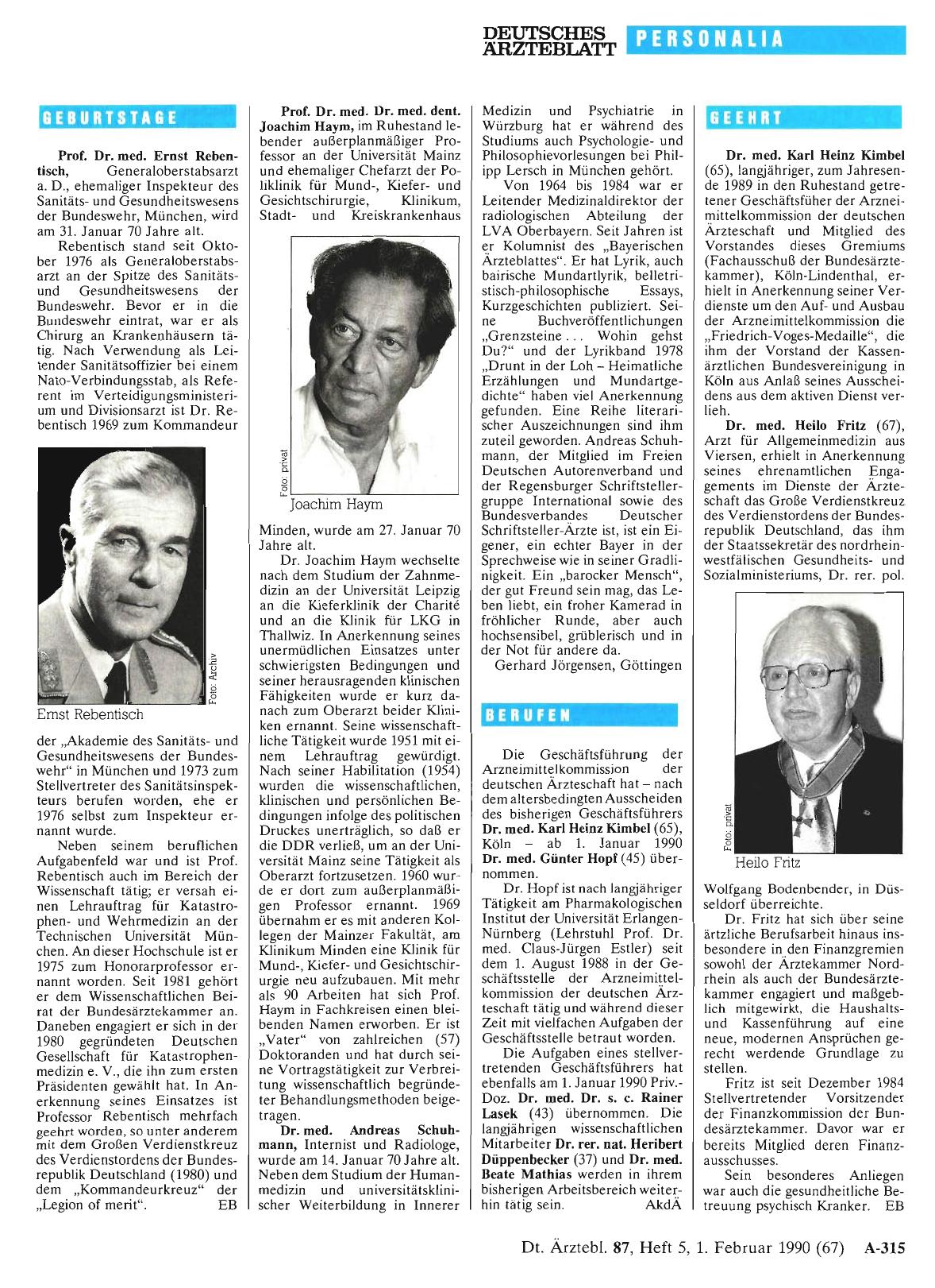 Vorschauseite 1: GEBURTSTAGE