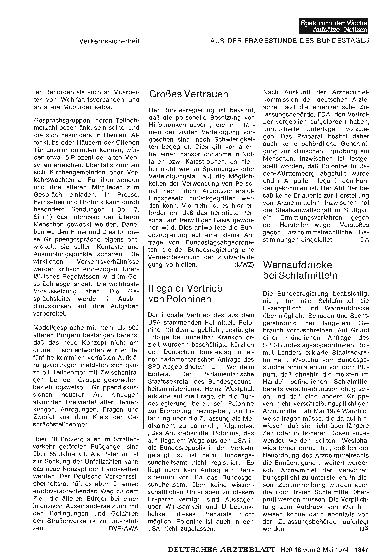 Vorschauseite 1: Warnaufdrucke bei Schlafmitteln