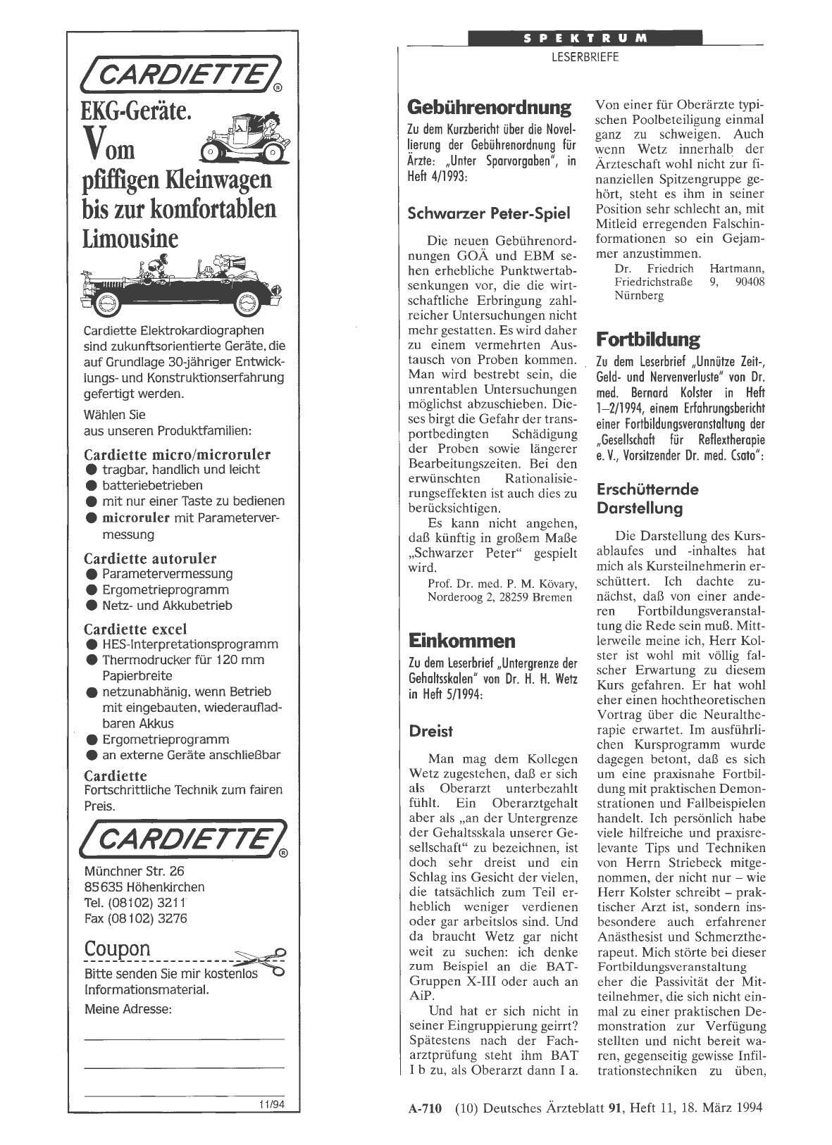Vorschauseite 1: Gebührenordnung: Schwarzer Peter-Spiel