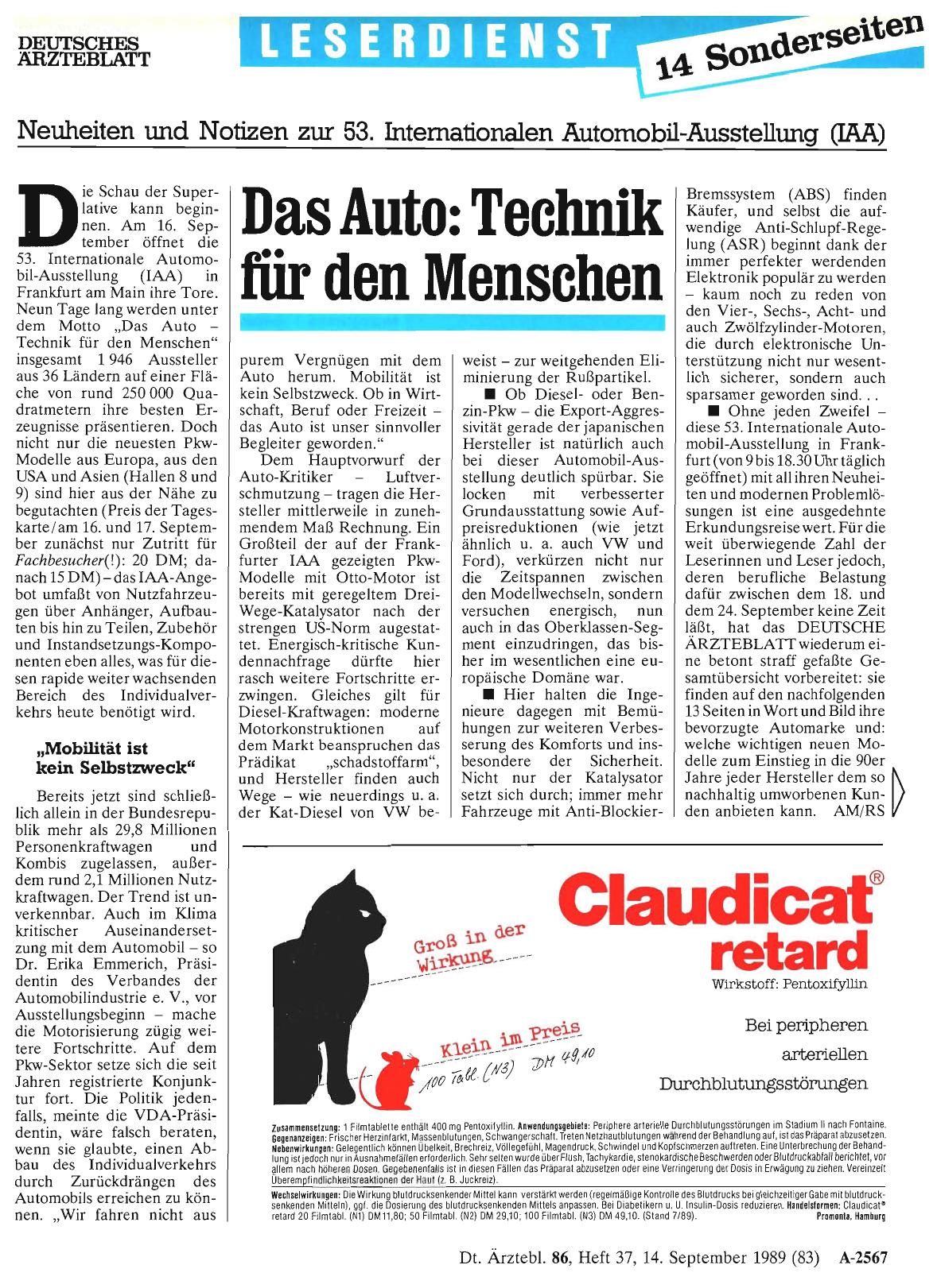 Vorschauseite 1: Das Auto: Technik für den Menschen