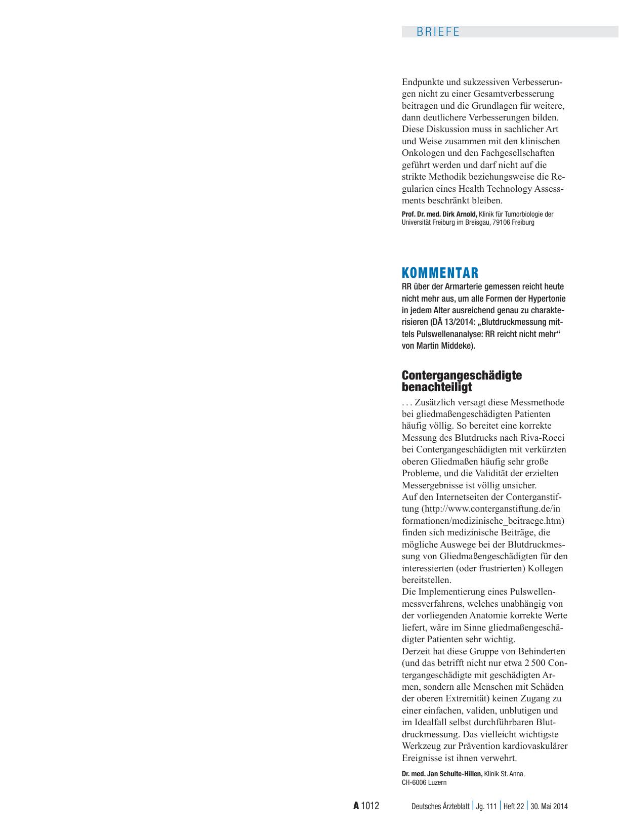Vorschauseite 1: Kommentar: Contergangeschädigte benachteiligt