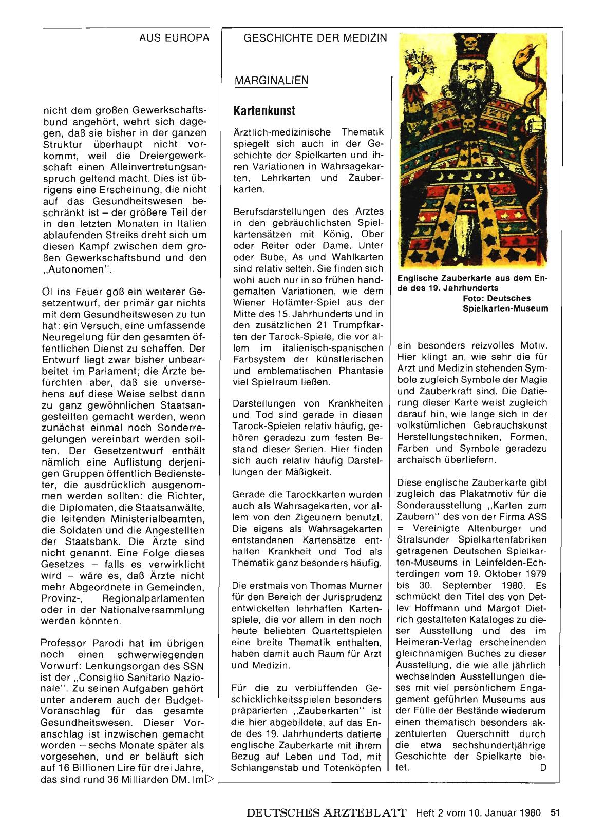 Vorschauseite 1: Marginalien: Kartenkunst
