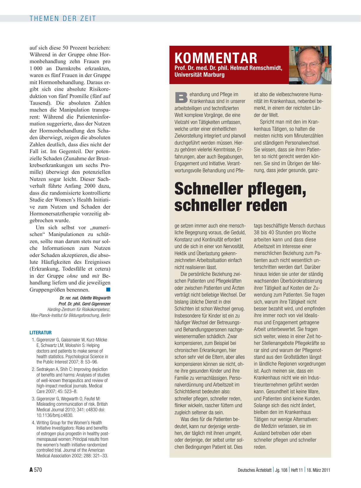 Vorschauseite 1: Schneller pflegen, schneller reden