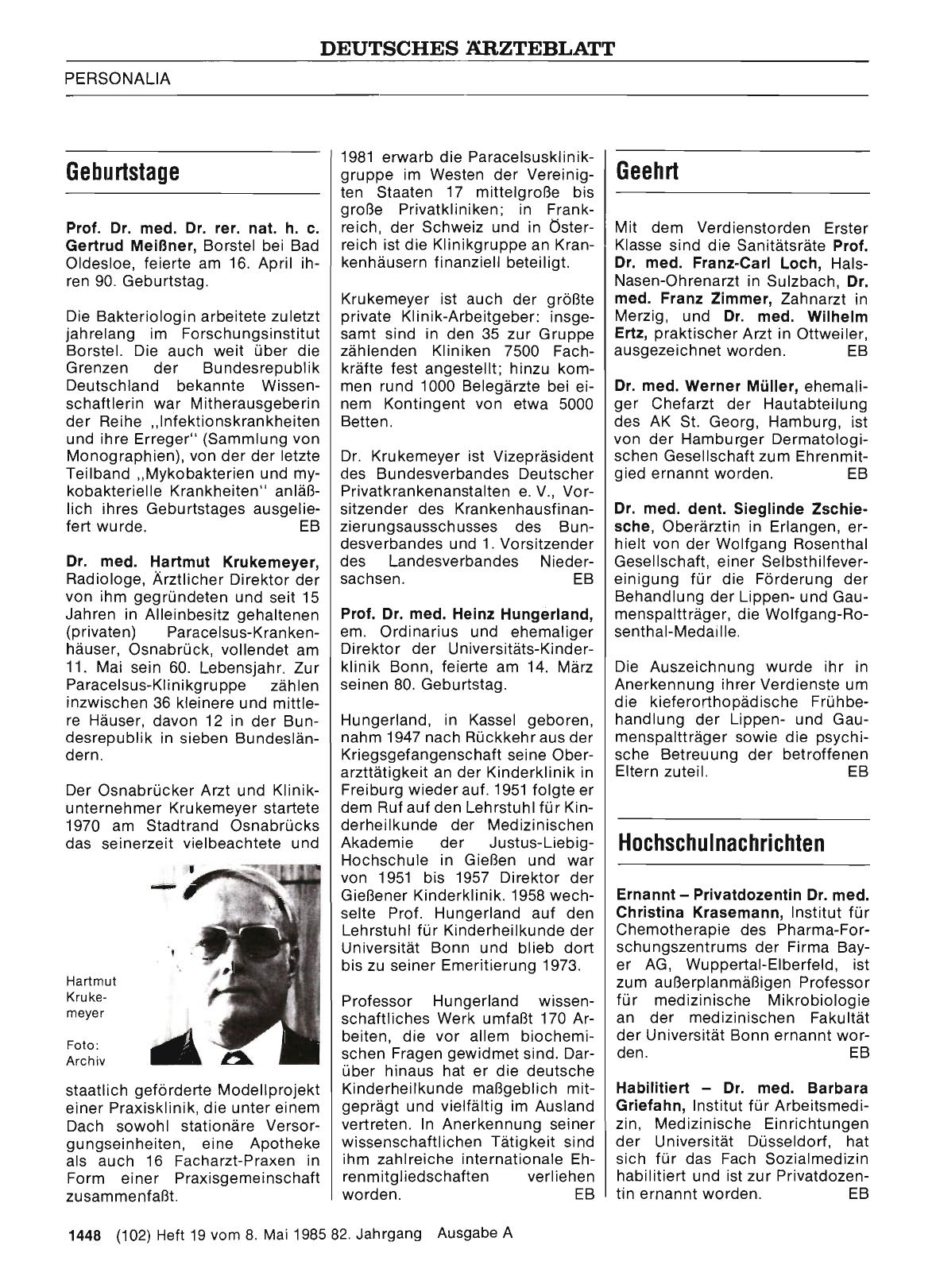 Vorschauseite 1: Hochschulnachrichten