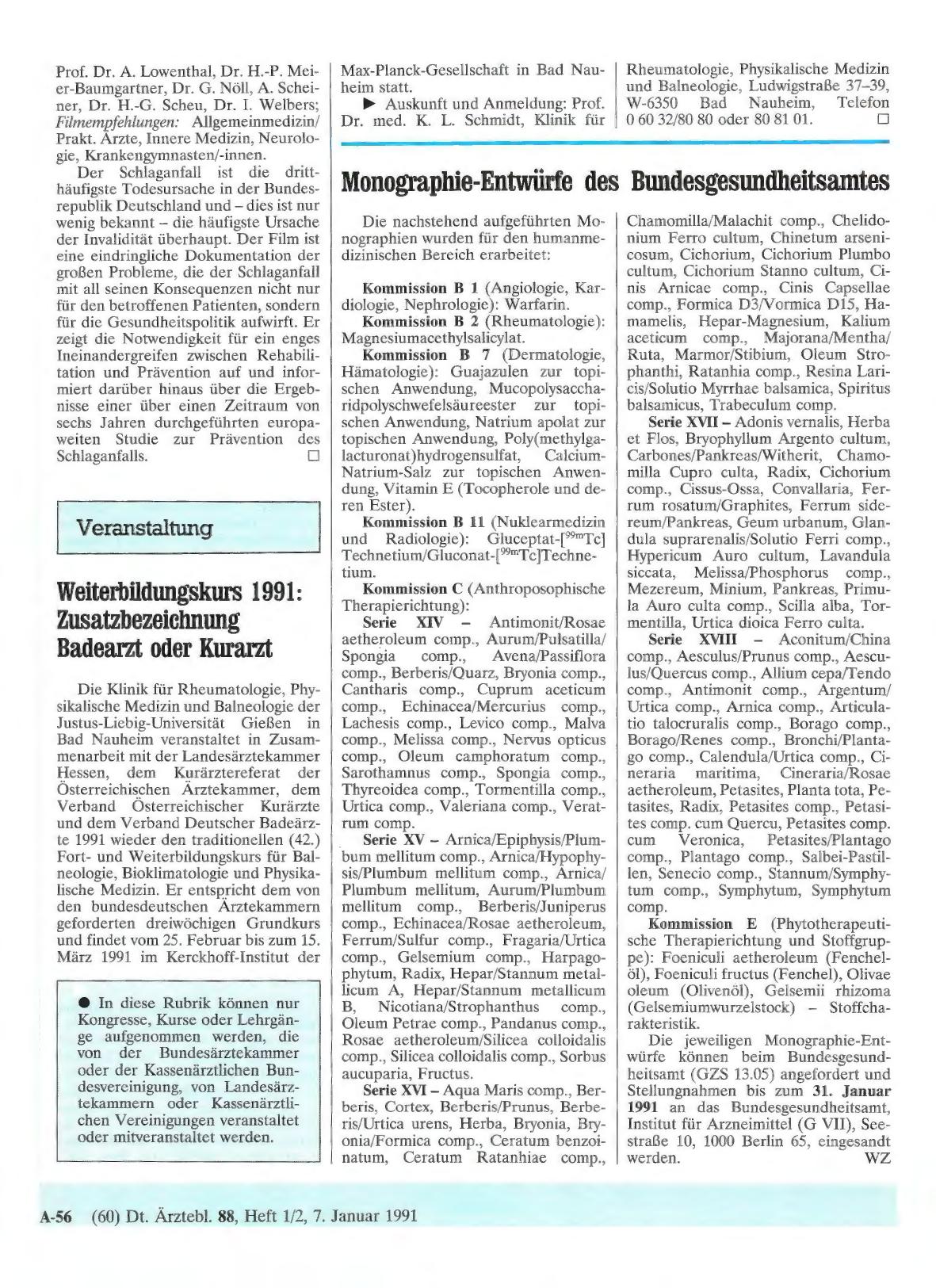 Vorschauseite 1: Veranstaltung
