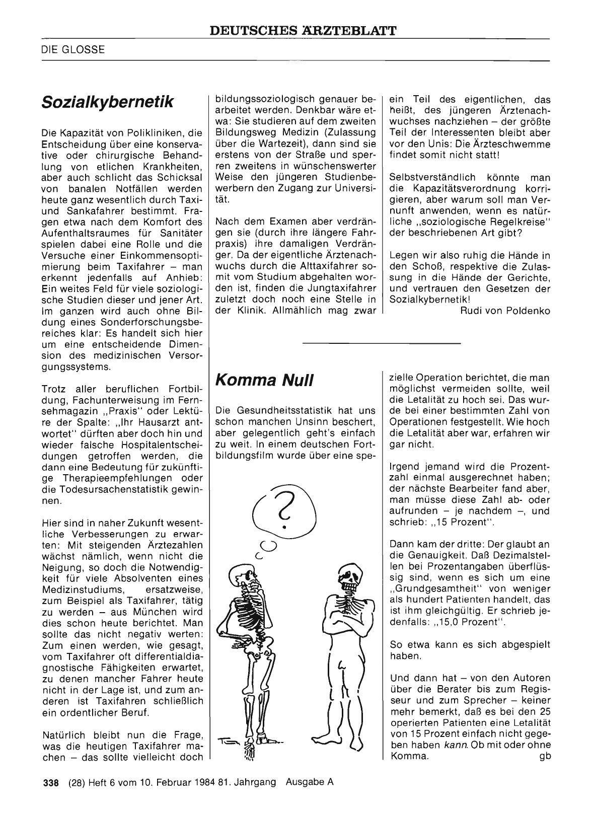 Vorschauseite 1: Komma Null