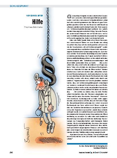 Vorschauseite 1: Von schräg unten: Hilfe