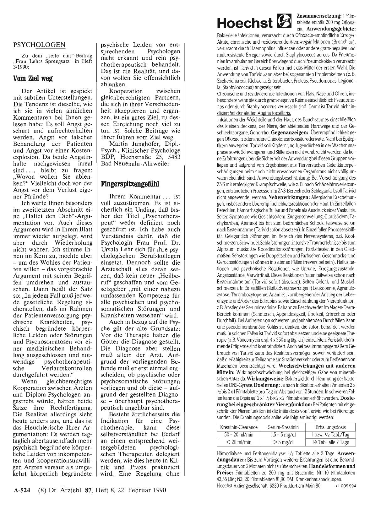 Vorschauseite 1: PSYCHOLOGEN: Fingerspitzengefühl