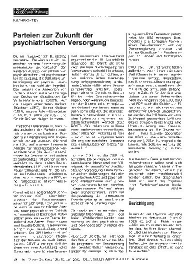 Vorschauseite 1: Berichtigung