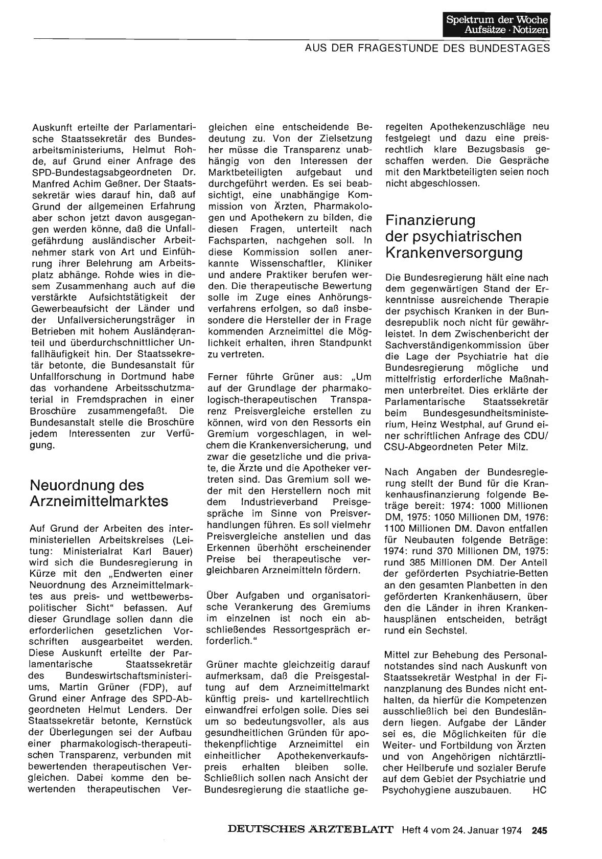 Vorschauseite 1: Neuordnung des Arzneimittelmarktes