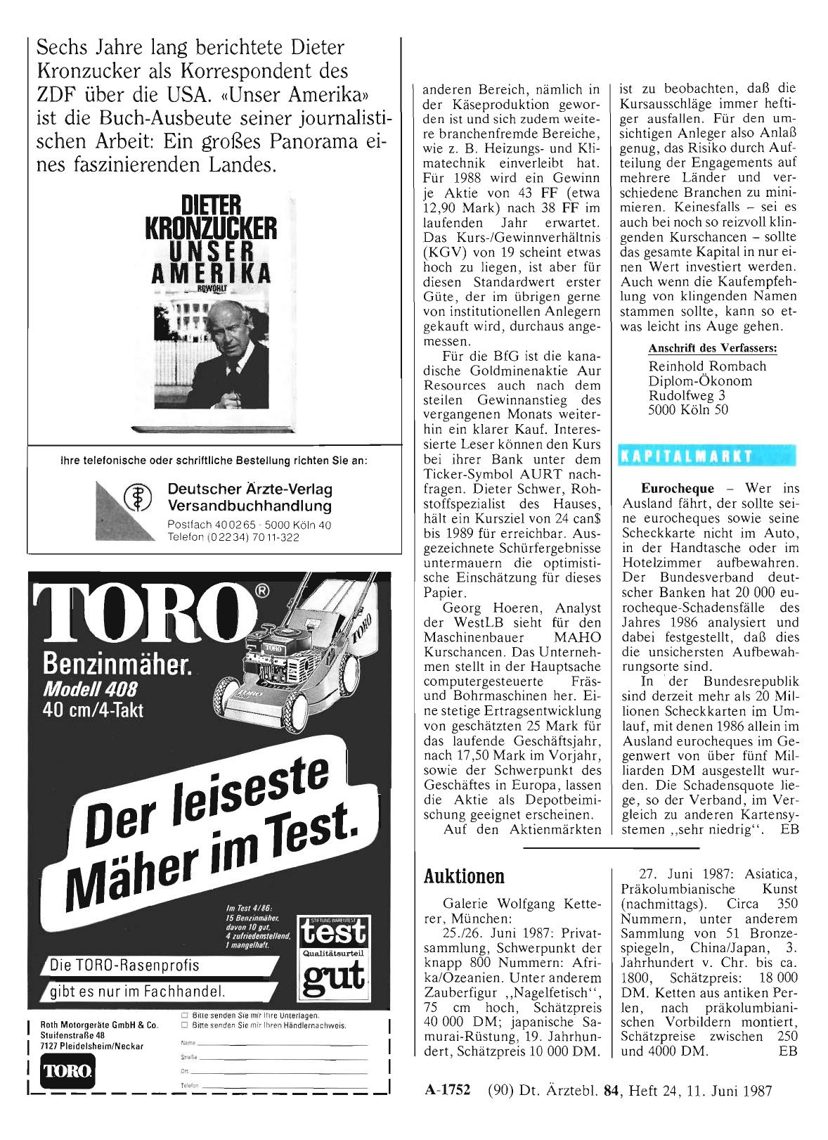 Vorschauseite 1: Kapitalmarkt