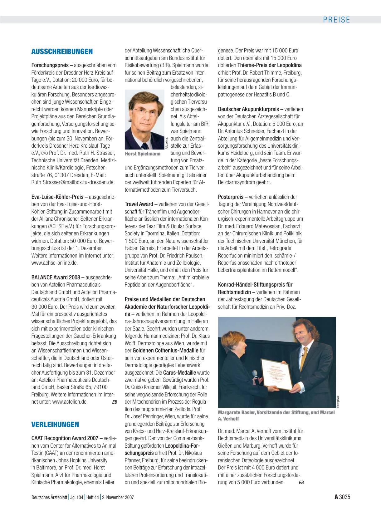 Vorschauseite 1: Ausschreibungen