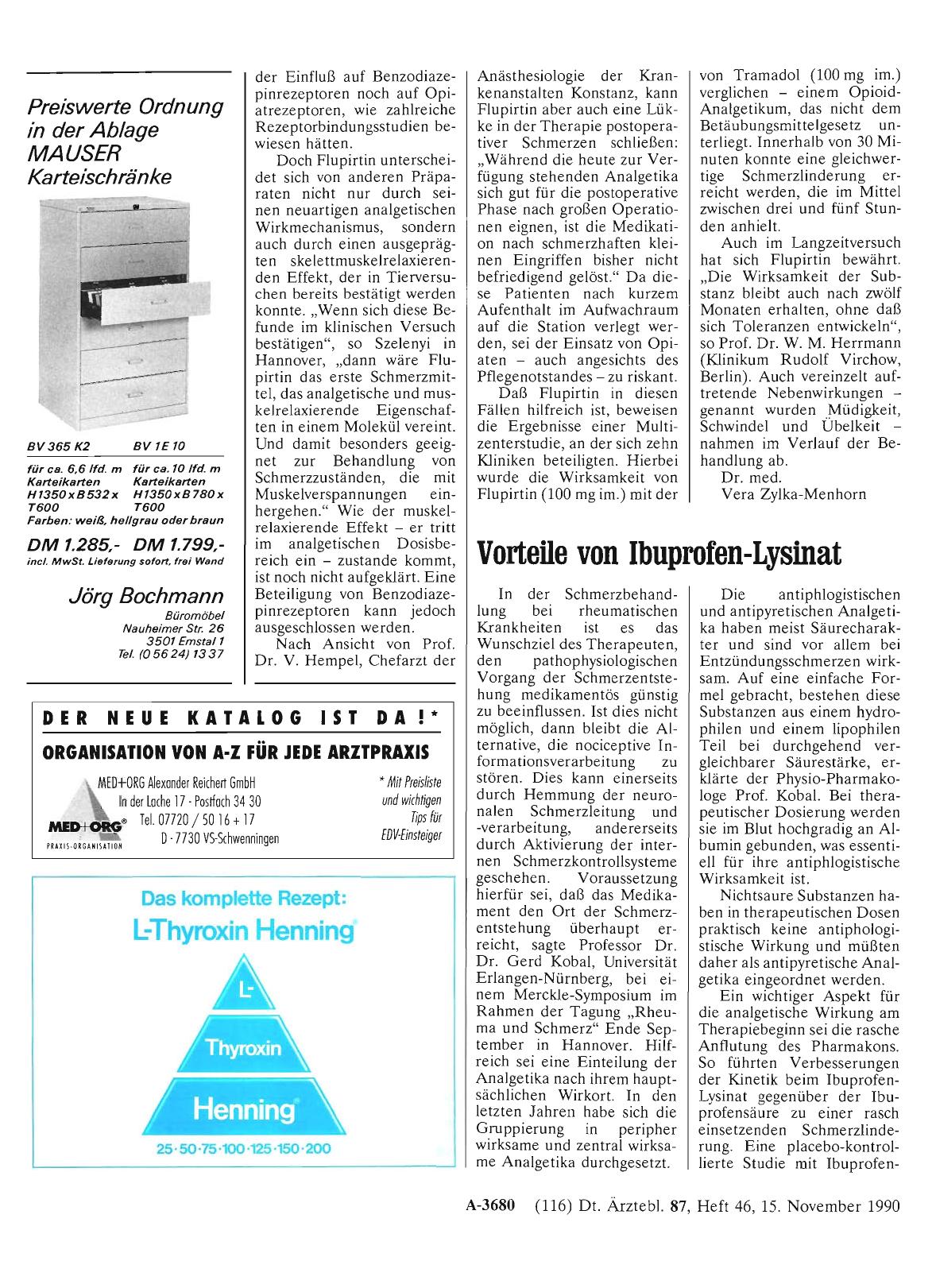 Vorschauseite 1: Vorteile von Ibuprofen-Lysinat