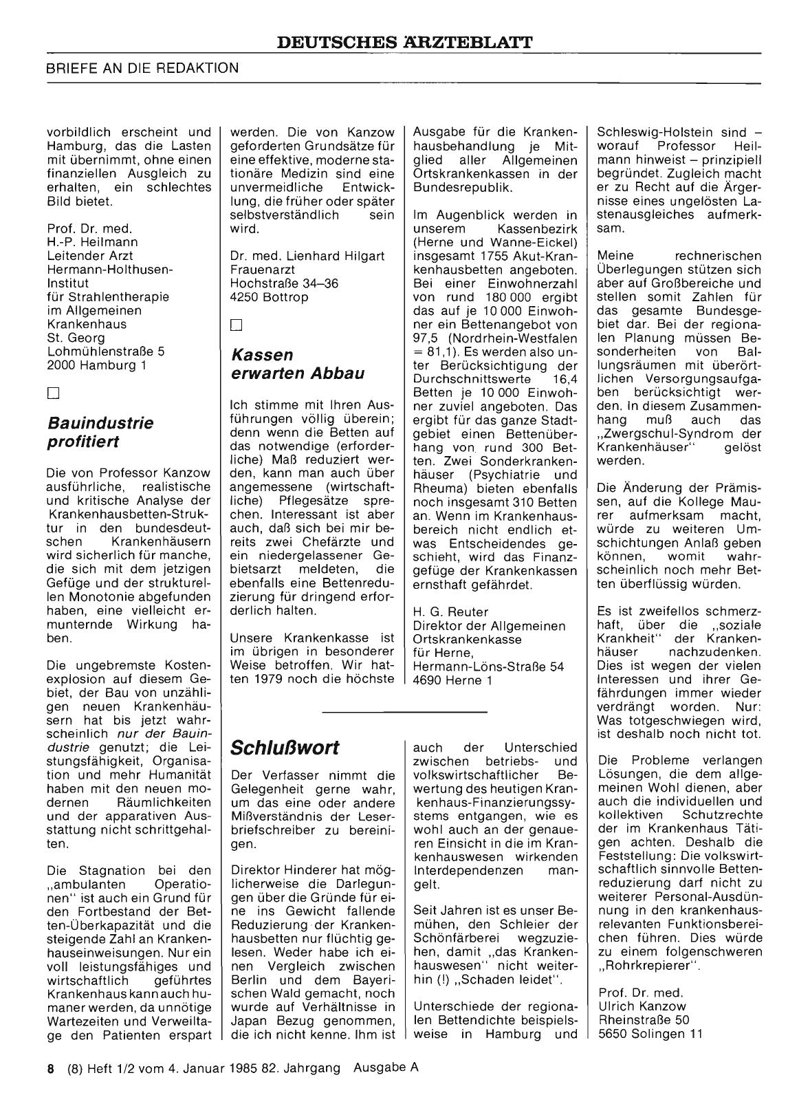 Vorschauseite 1: KRANKENHÄUSER: Kassen erwarten Abbau
