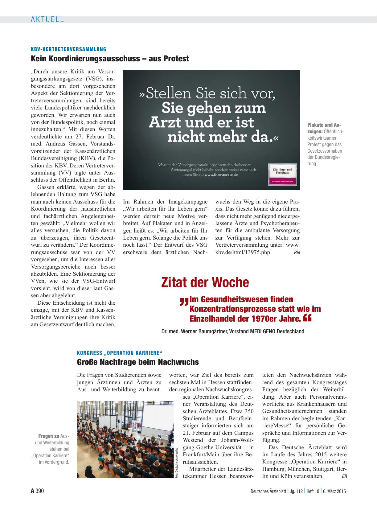 Vorschauseite 1: Zitat der Woche