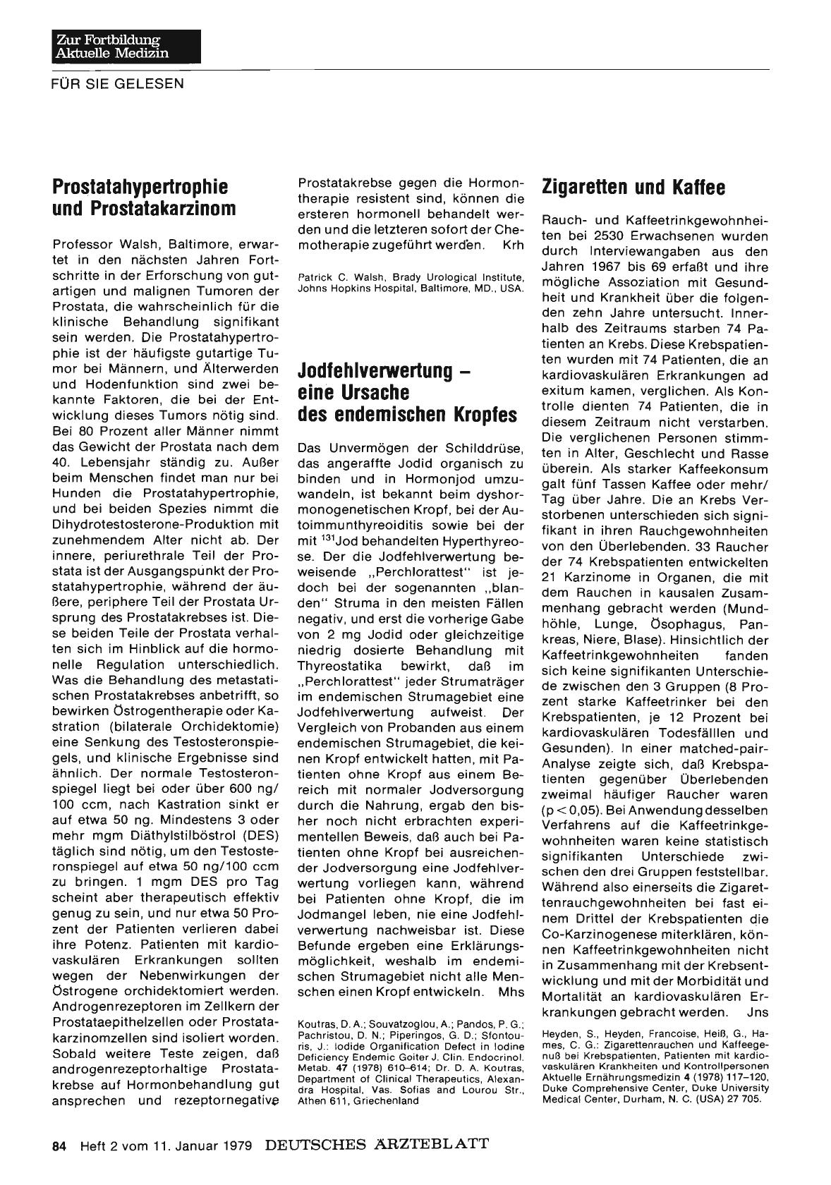 Vorschauseite 1: Prostatahypertrophie und Prostatakarzinom
