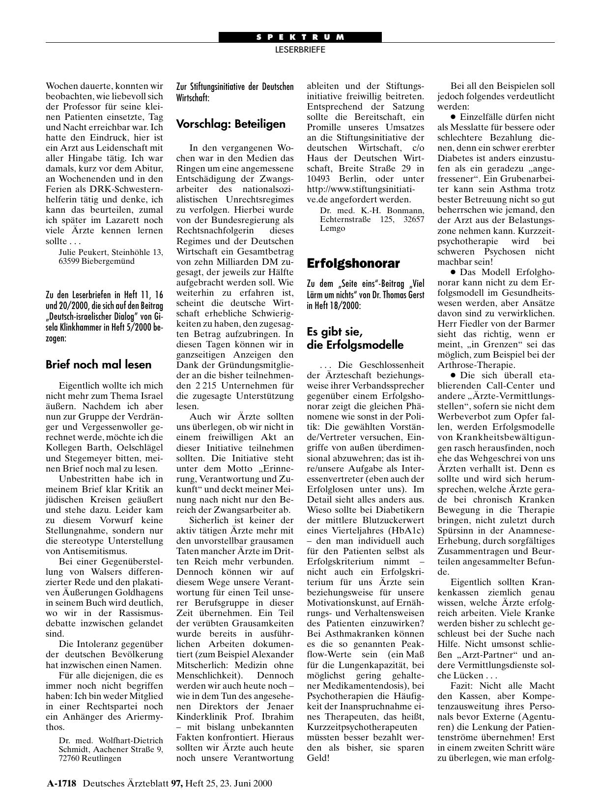 Vorschauseite 1: Vergangenheit: Brief noch mal lesen