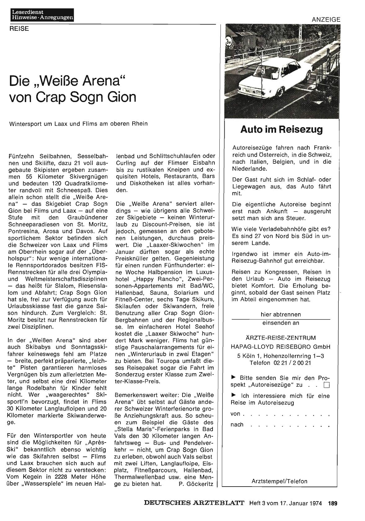 Vorschauseite 1: Die „Weiße Arena“ von Crap Sogn Gion