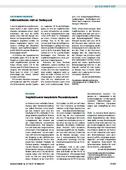Vorschauseite 1: Kopfschmerzversorgung: Selbstmedikation steht im Vordergrund