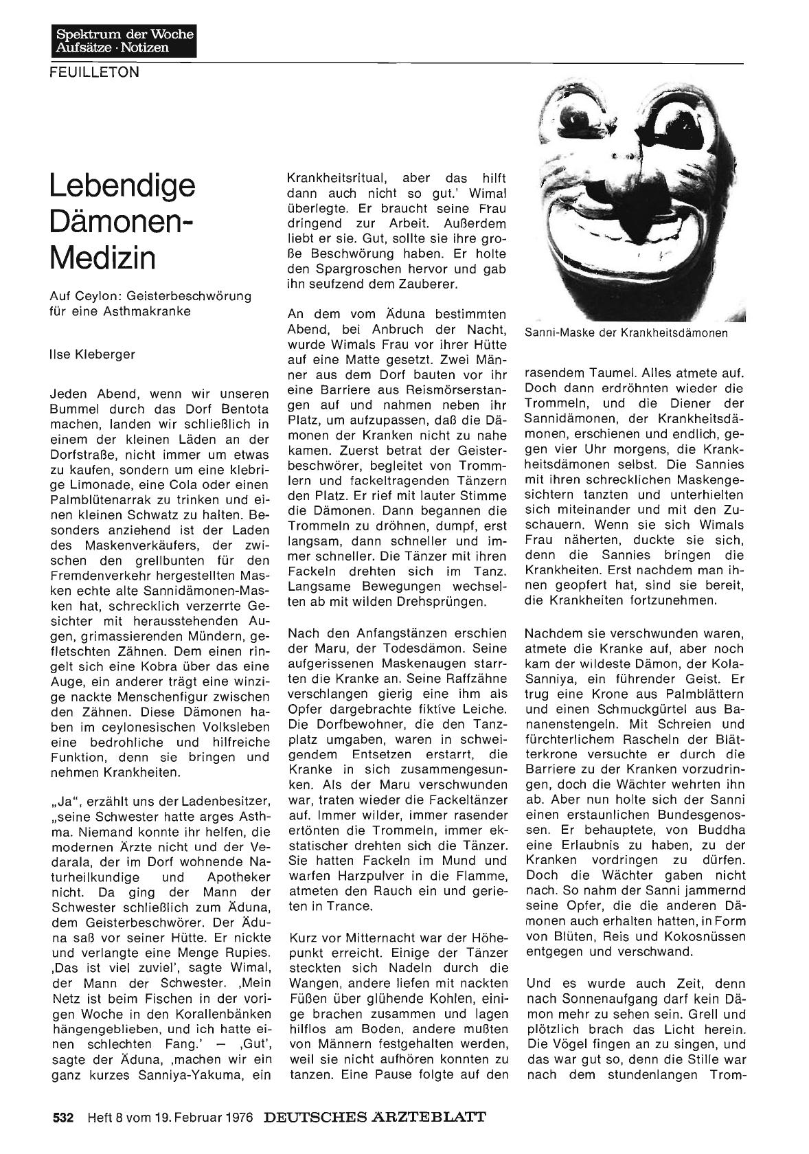 Vorschauseite 1: Lebendige Dämonen-Medizin