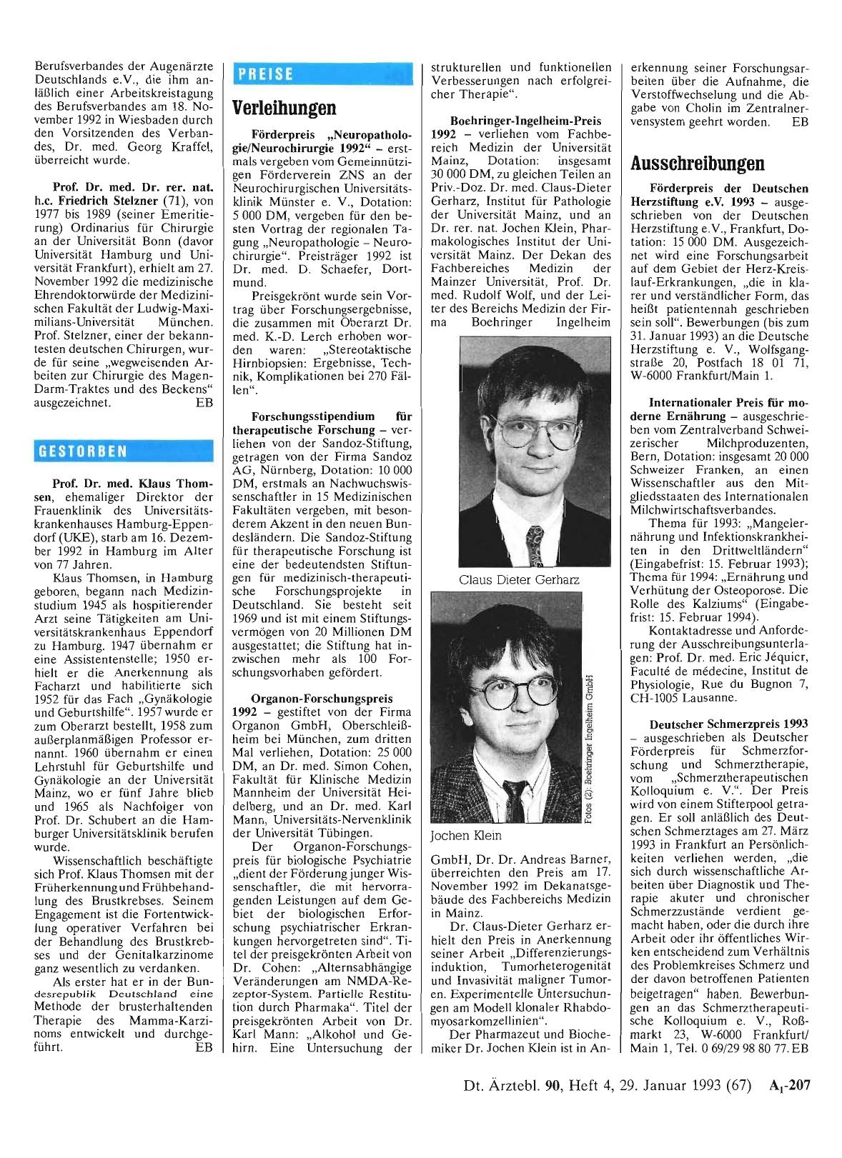 Vorschauseite 1: Gestorben