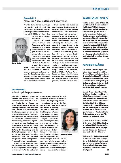 Vorschauseite 1: Aufgaben und Ämter