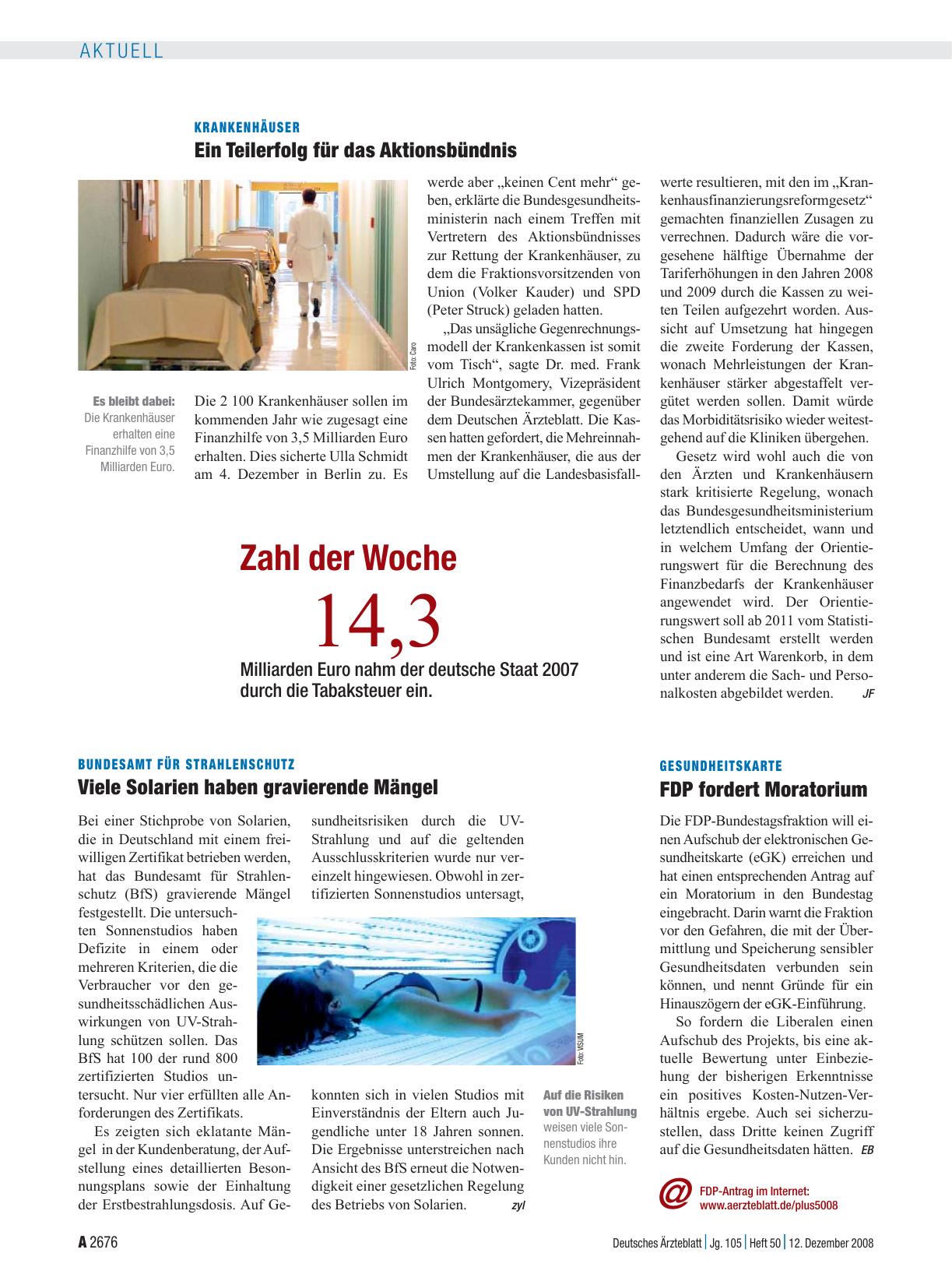 Vorschauseite 1: Gesundheitskarte: FDP fordert Moratorium