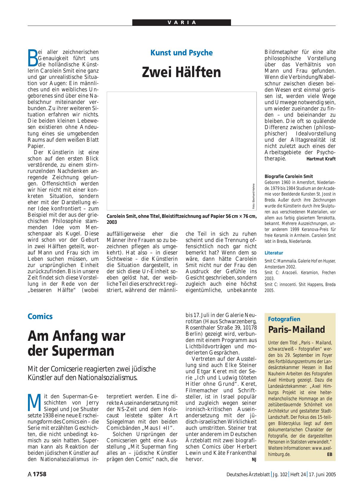 Vorschauseite 1: Comics: Am Anfang war der Superman