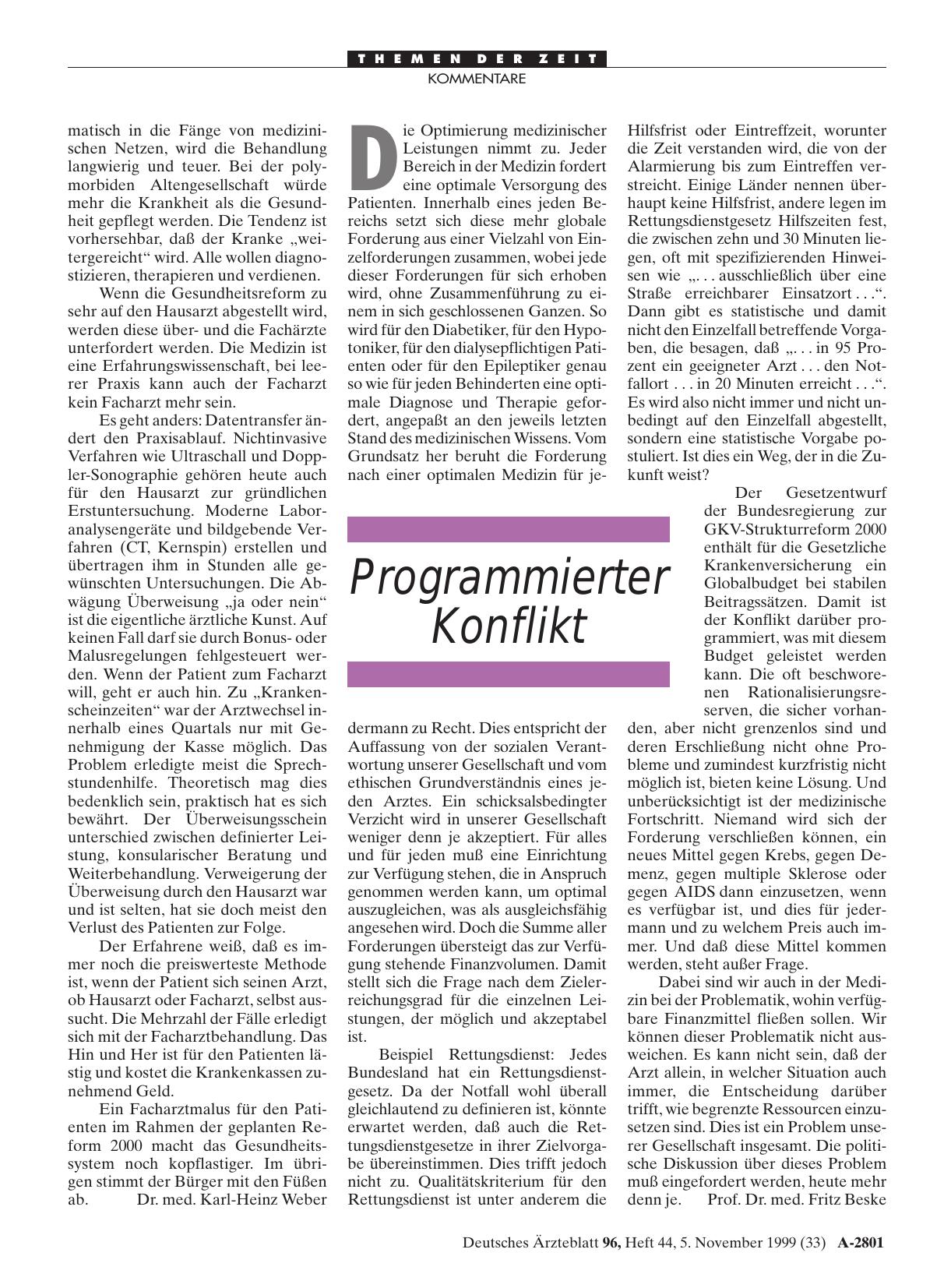 Vorschauseite 1: Programmierter Konflikt