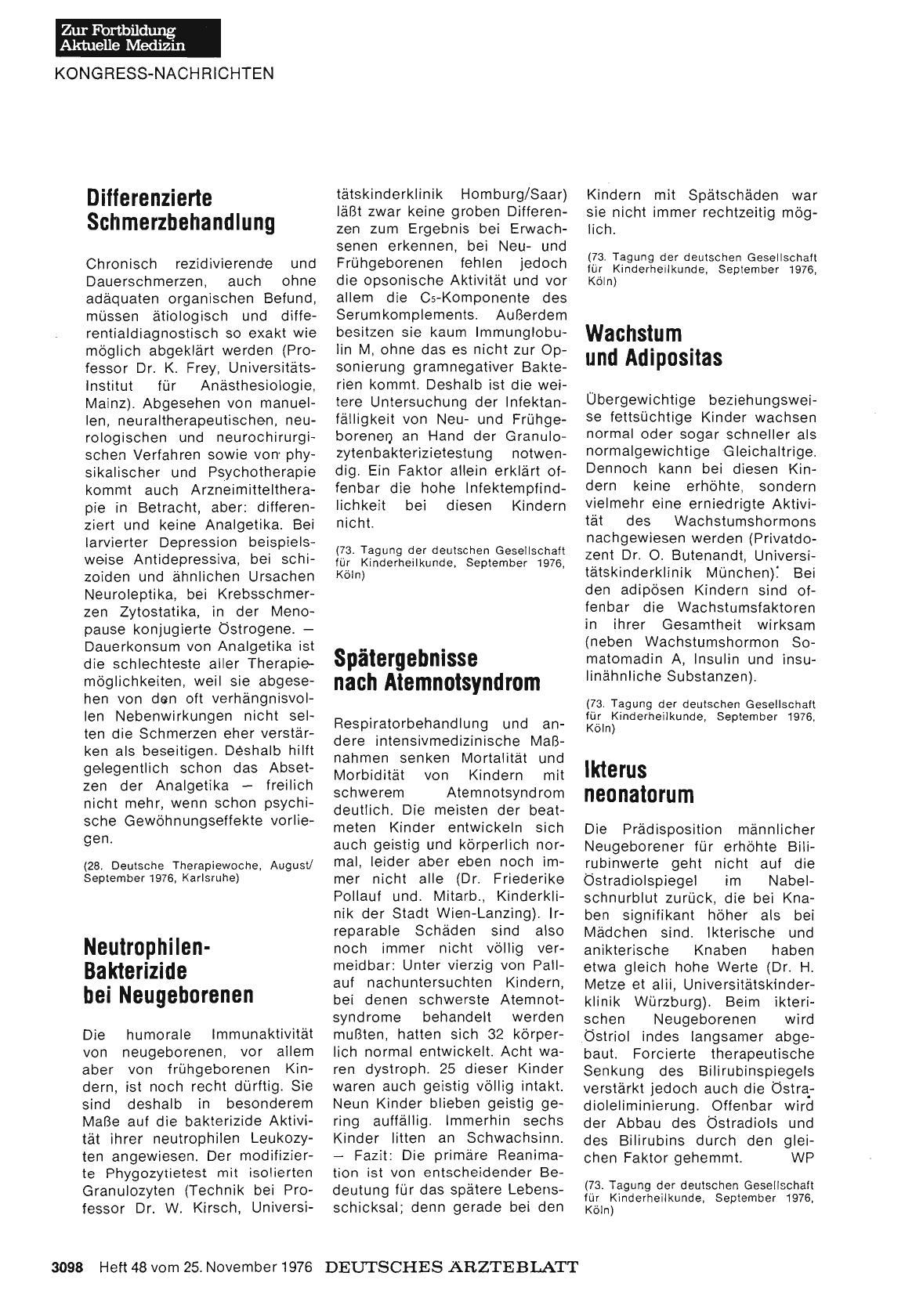 Vorschauseite 1: Spätergebnisse nach Atemnotsyndrom