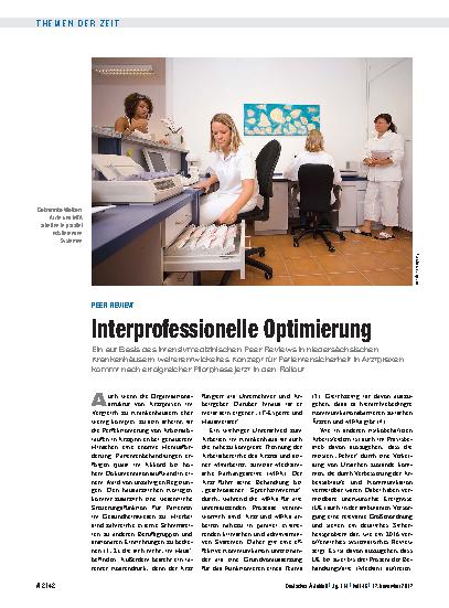 Vorschauseite 1: Peer Review: Interprofessionelle Optimierung