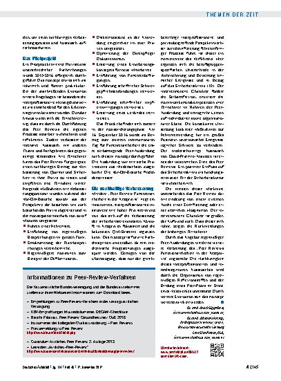 Vorschauseite 3: Peer Review: Interprofessionelle Optimierung