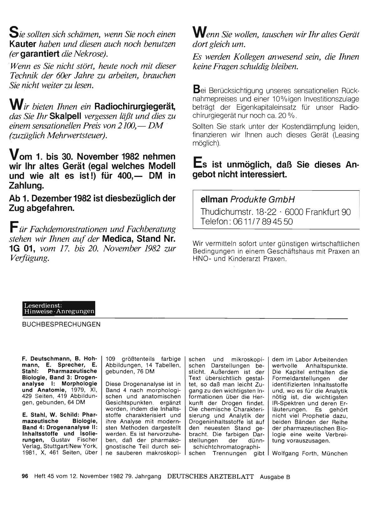 Vorschauseite 1: Medizin - Geisteswissenschaften: F. Deutschmann, B. Rohmann, E. Sprecher, E. Stahl: Pharmazeutische Biologie, Band 3: Drogenanalyse I: Morphologie und Anatomie/E. Stahl, W. Schild…