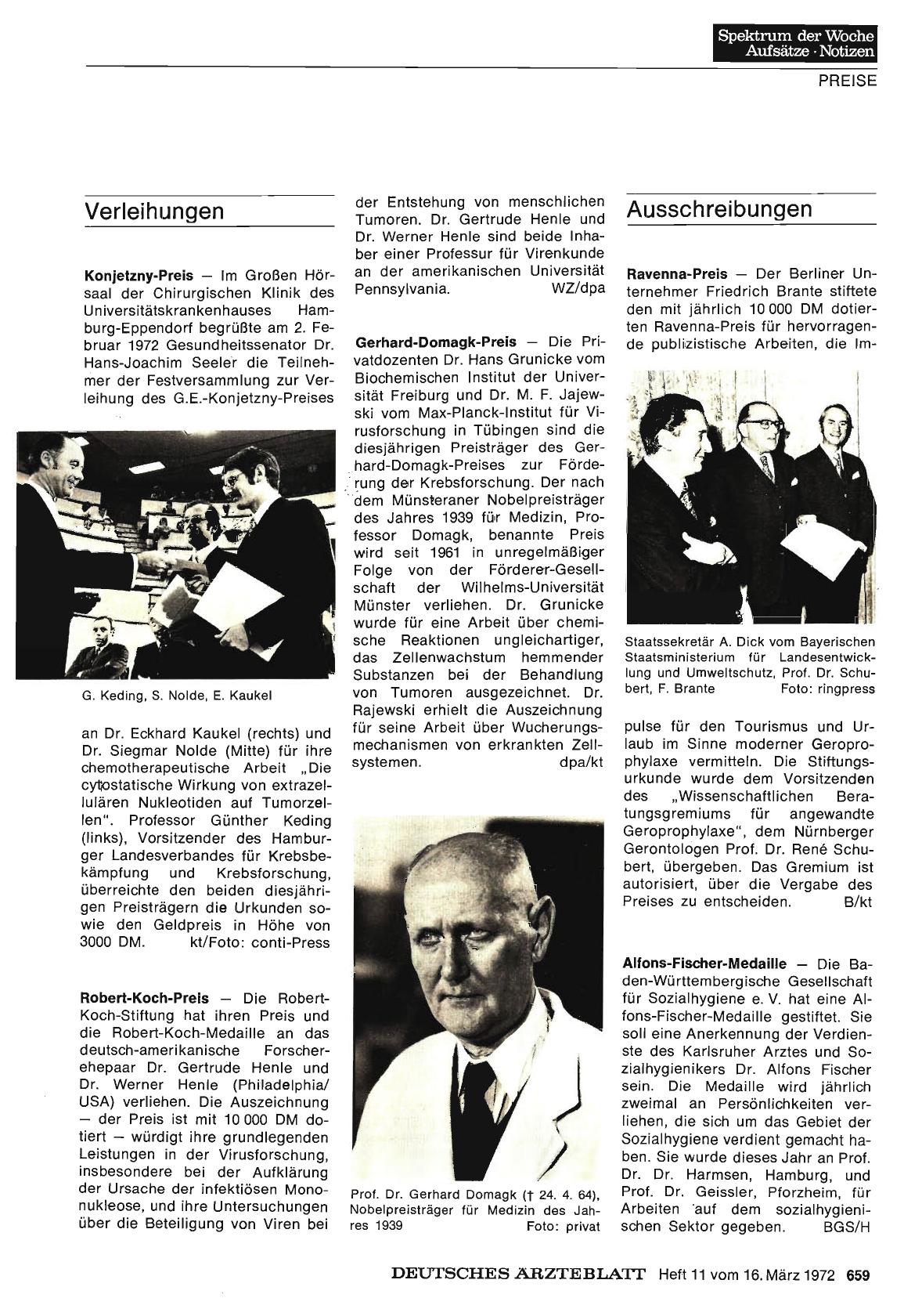 Vorschauseite 1: Ausschreibungen