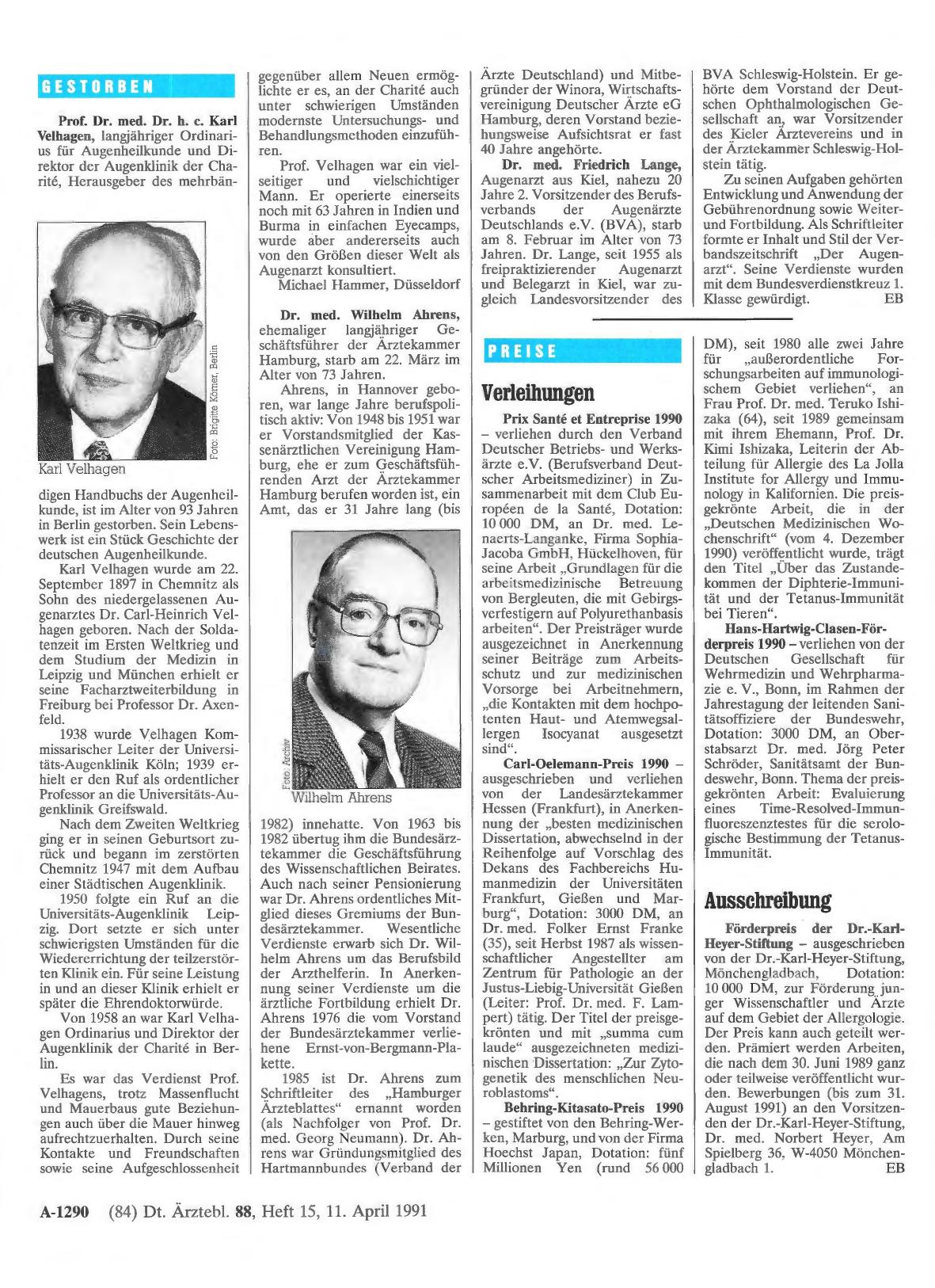 Vorschauseite 1: Gestorben