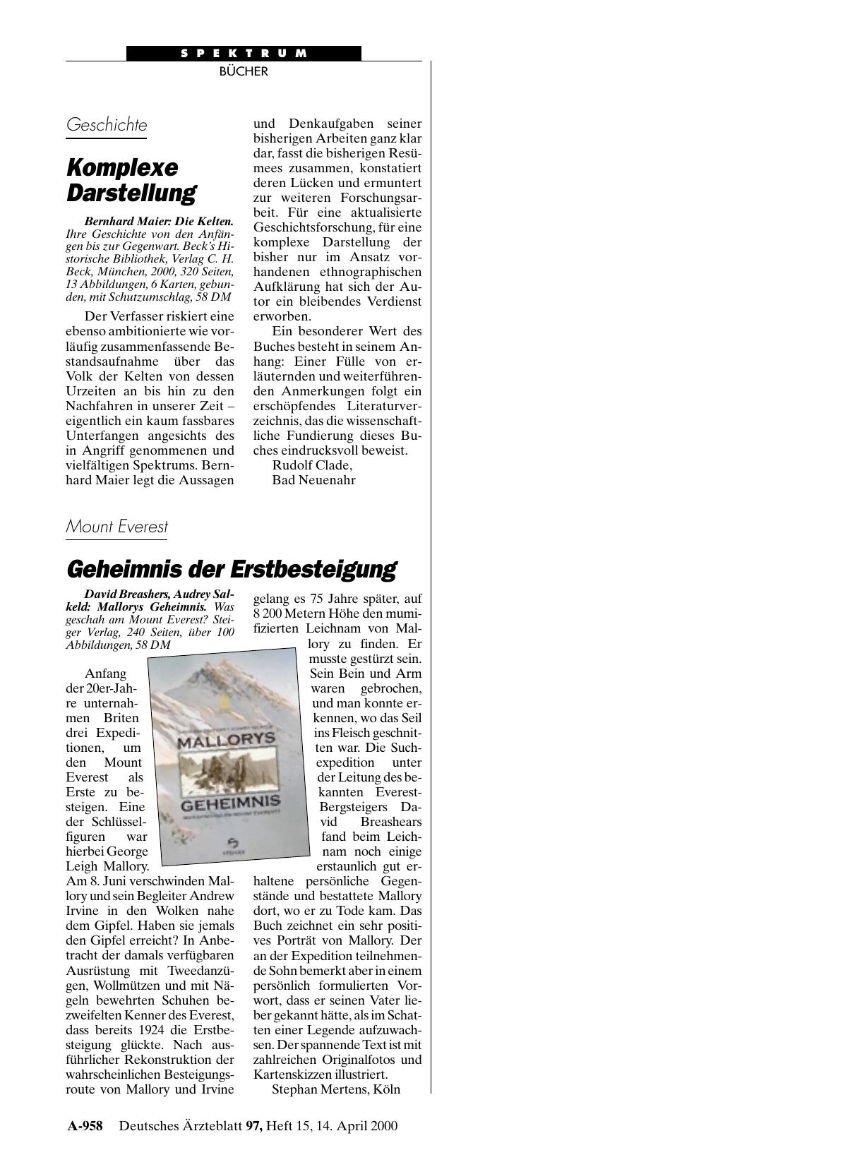 Vorschauseite 1: Mallorys Geheimnis