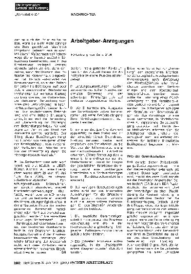 Vorschauseite 1: Arbeitgeber-Anregungen (Teil 2)