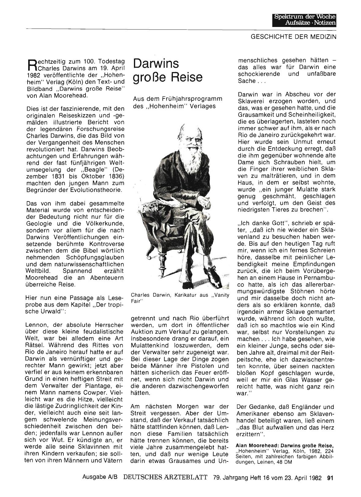 Vorschauseite 1: Darwins große Reise