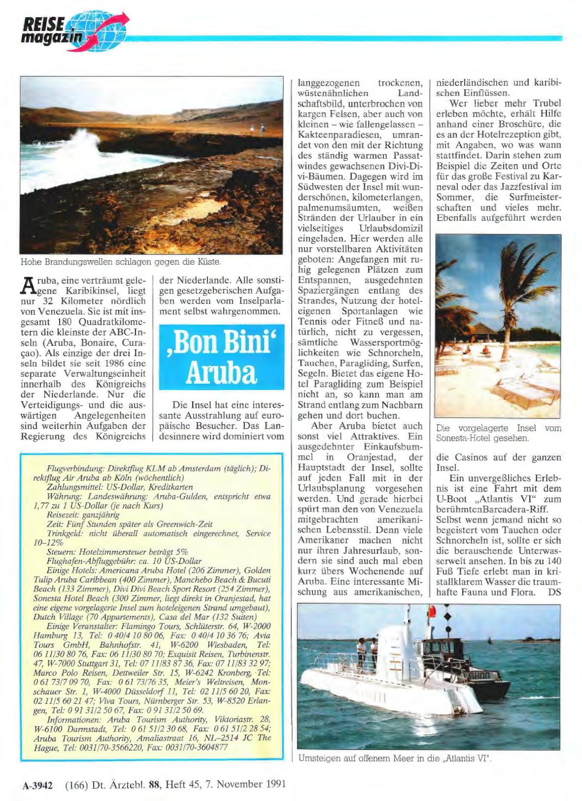 Vorschauseite 1: „Bon Bini„ Aruba