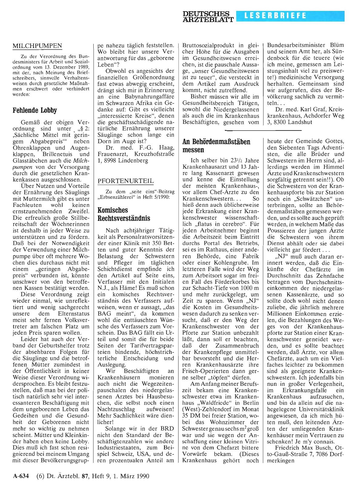 Vorschauseite 1: PFORTENURTEIL: An Behördenmaßstäben messen