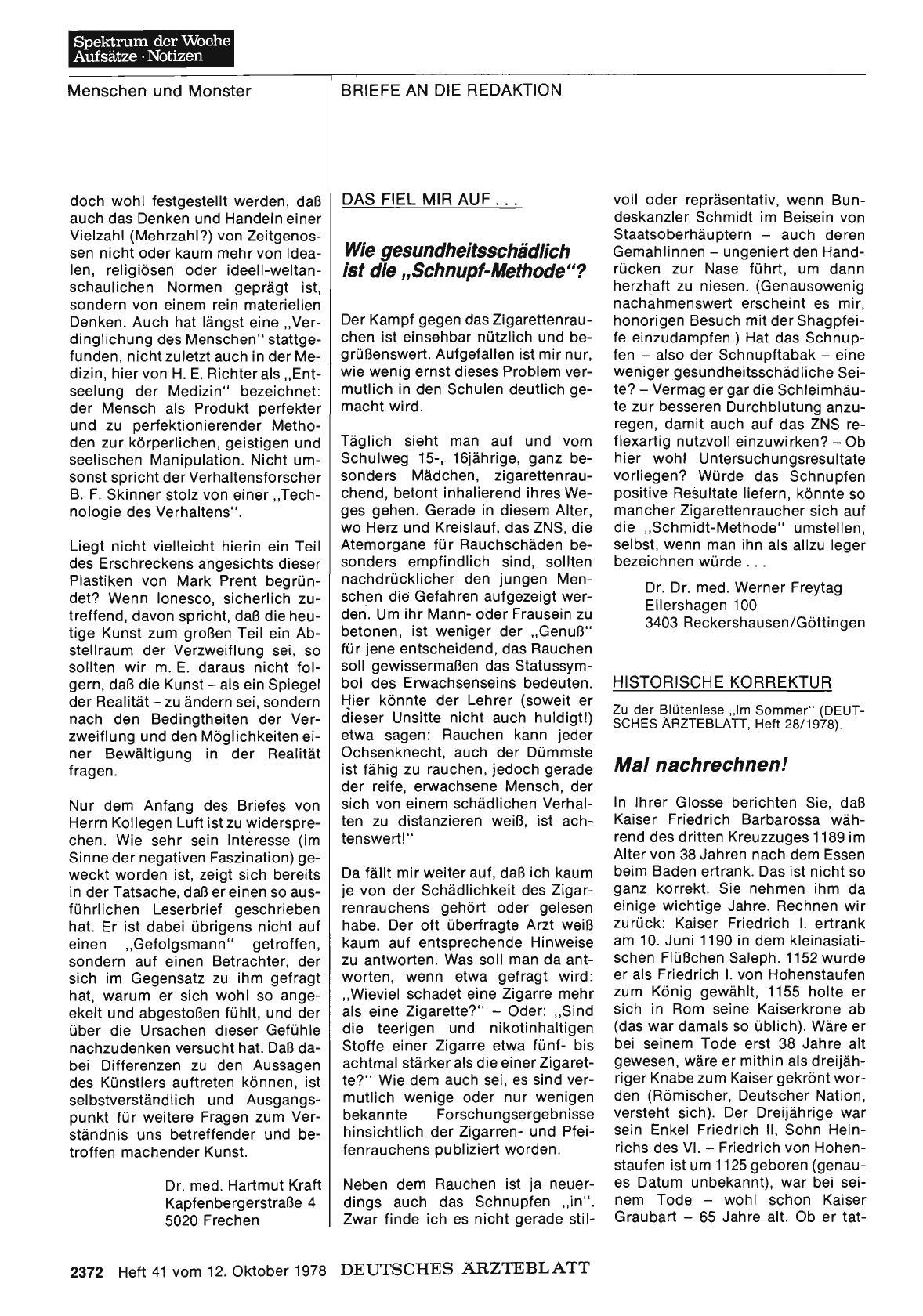 Vorschauseite 1: DAS FIEL MIR AUF. .. : Wie gesundheitsschädlich ist die „Schnupf-Methode“?