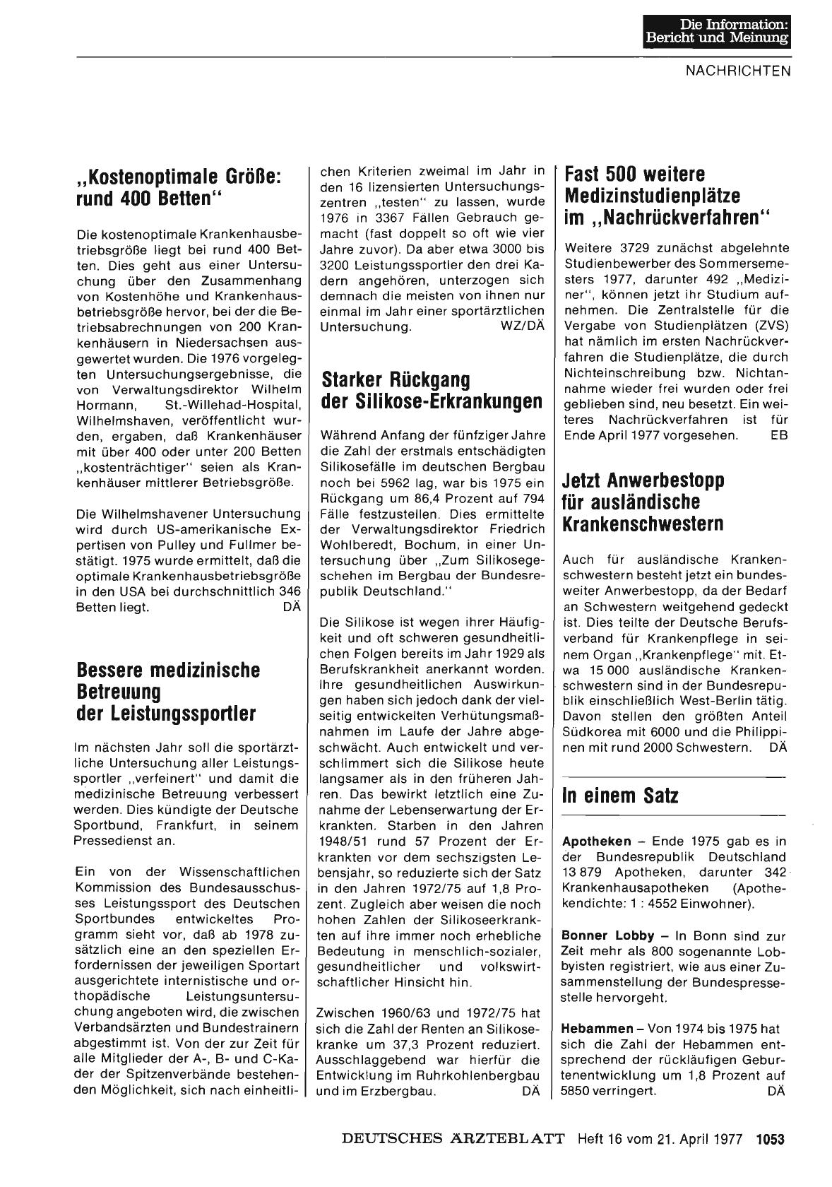 Vorschauseite 1: Bessere medizinische Betreuung der Leistungssportler