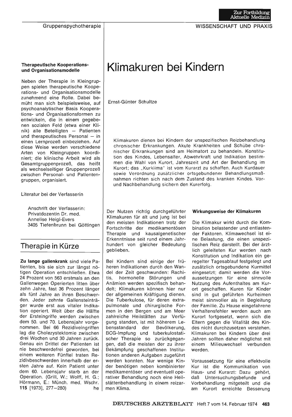 Vorschauseite 1: Klimakuren bei Kindern