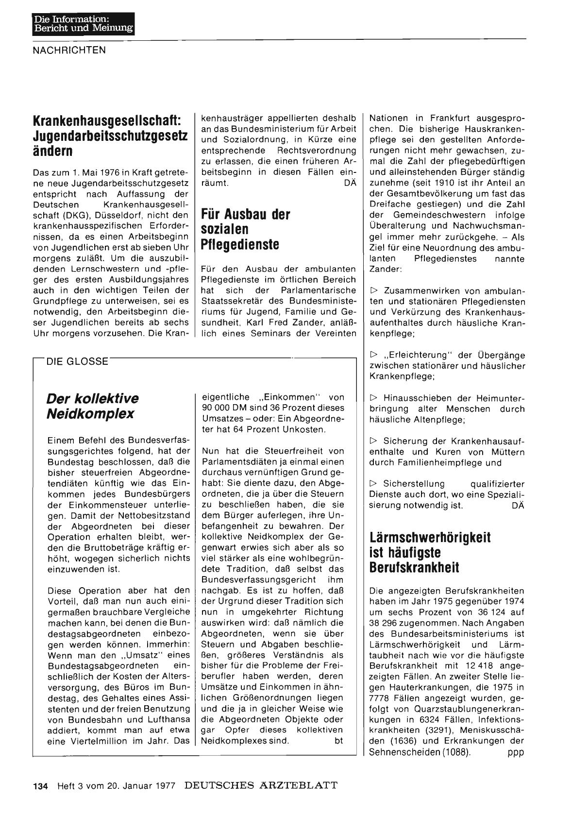 Vorschauseite 1: Für Ausbau der sozialen Pflegedienste