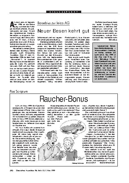 Vorschauseite 1: Raucher-Bonus