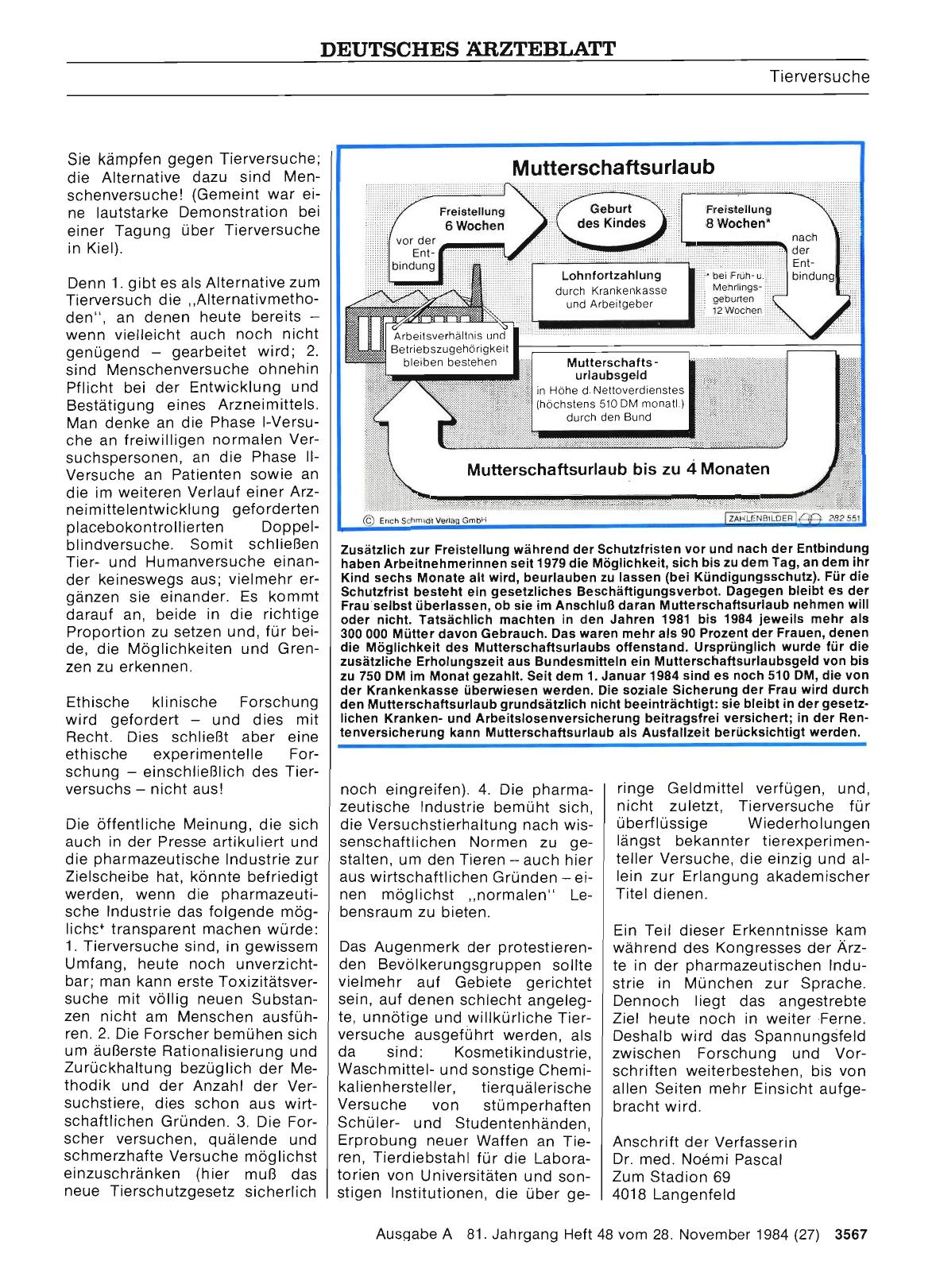 Vorschauseite 1: Mutterschaftsurlaub